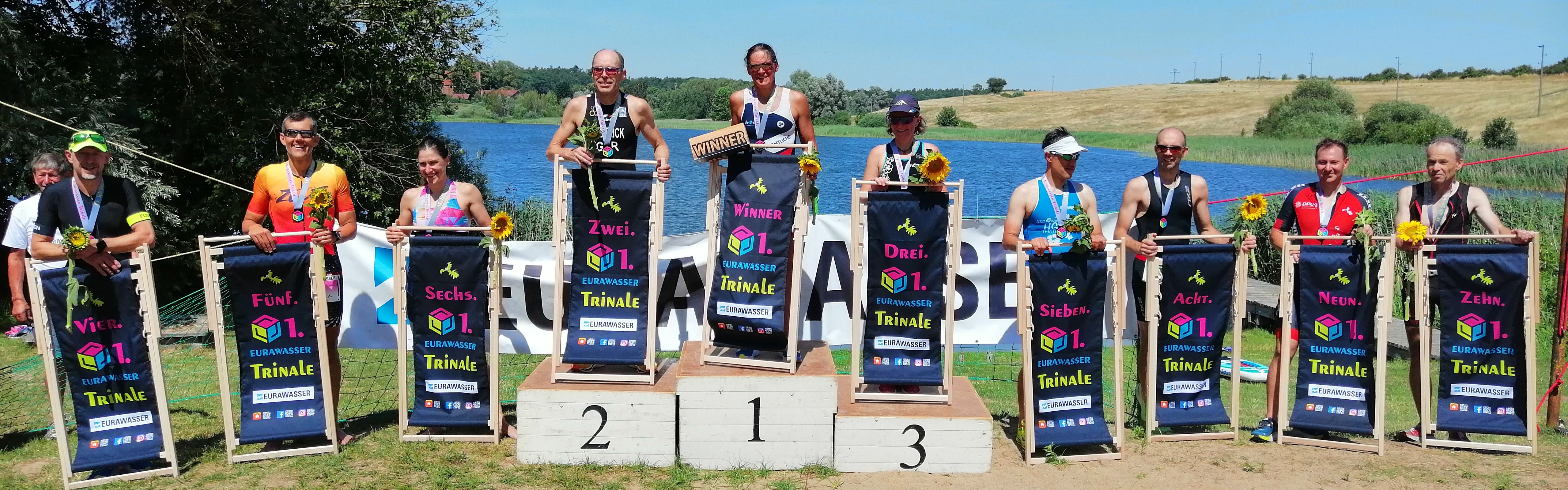 Triathlon: Liegestuhl statt Medaille beim 1. Eurawasser-Trinale in Boitin